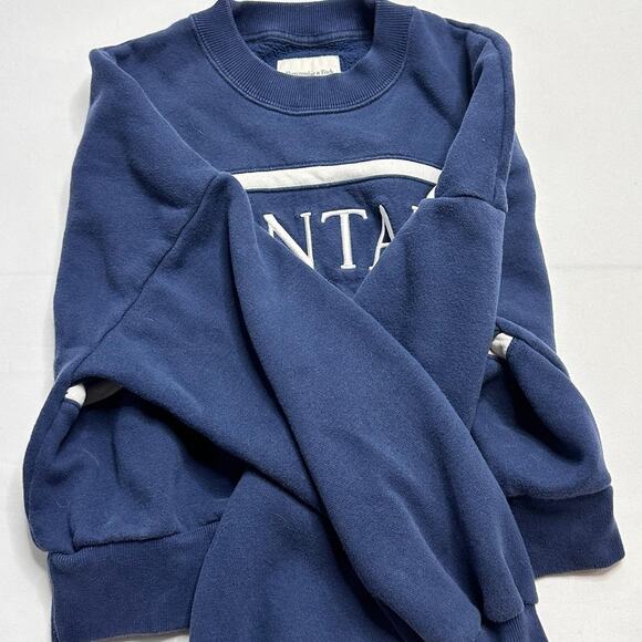 Abercrombie & Fitch Soft Collection Soft Cotton Cropped Sweatshirt Sizs XS - Picture 3 of 5